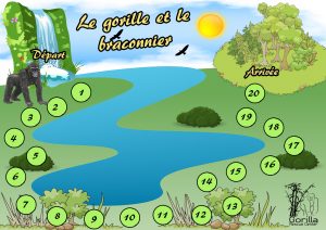 jeu gorille et braconnier