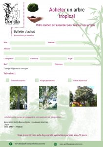 formulaire achat arbre